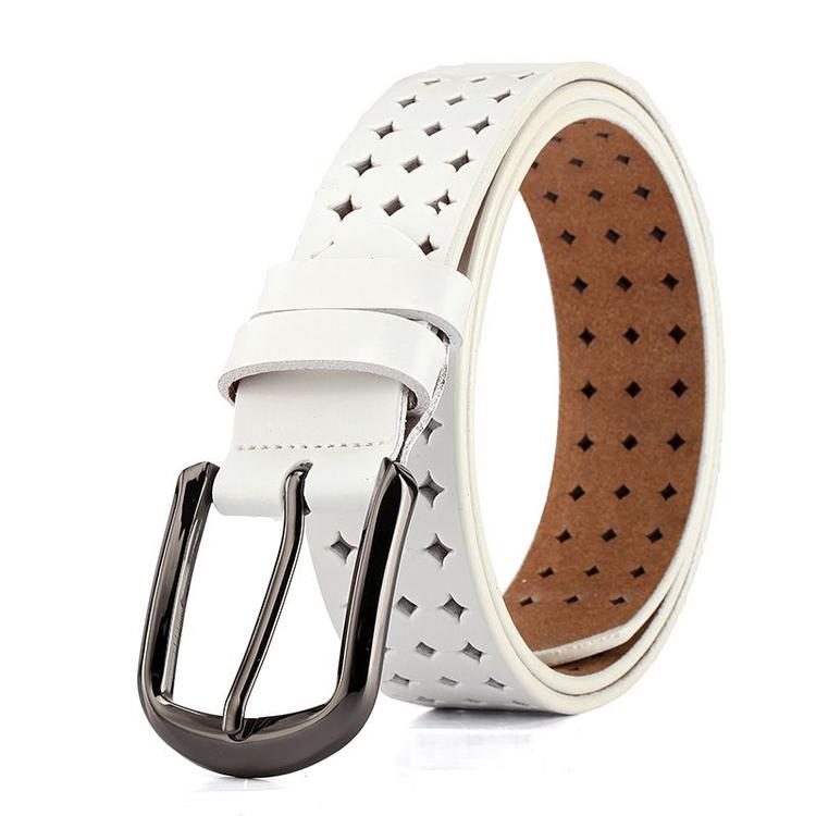 皮带女真皮镂空牛皮腰带女百搭宽腰带时尚休闲
